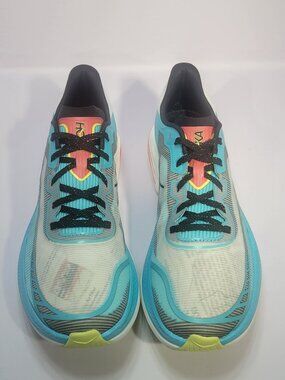 Hoka One Cielo X1 2.0 Unisex Size W10.5 M9.5 Frost Black Running Shoes 1162053